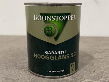 Veiling - 3x Boonstoppel lak hoogglans SB Basis RN 1L, Doe-het-zelf en Bouw, Verf, Beits en Lak, Nieuw