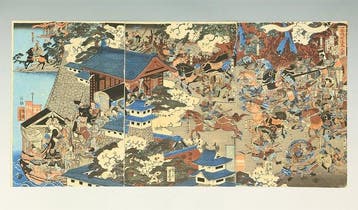 Ichinotani Hiyodorigoe Sakaotoshi no Zu