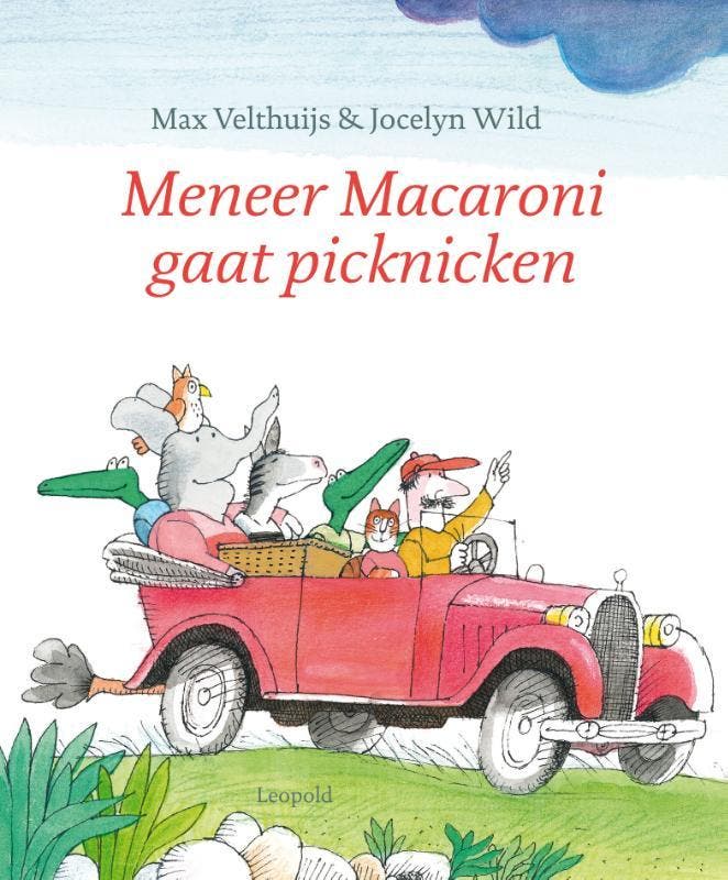 Meneer Macaroni gaat picknicken 9789025868130 Max Velthuijs, Boeken, Kinderboeken | Kleuters, Zo goed als nieuw, Verzenden