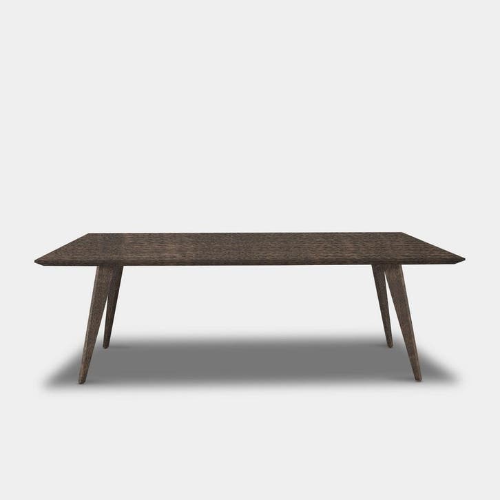 Tafel Rechthoekig Eikenhout  Hout Onderstel  240x100, Huis en Inrichting, Tafels | Eettafels