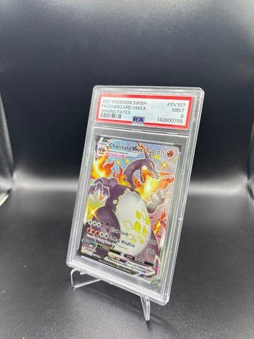 Pokémon - 1 Graded card - Charizard VMAX SV107 Alternate art