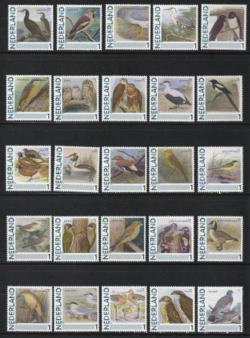 Nederland 2012/2013 - Complete collectie Vogels in