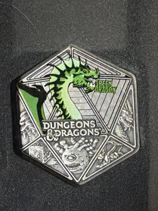 Wereld. Medal Dungeons and Dragons - Green Dragon - Silver, Timbres & Monnaies, Monnaies | Europe | Monnaies non-euro