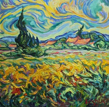 Vitaly Leshukov Soldatov (1968) - El viento sobre los campos