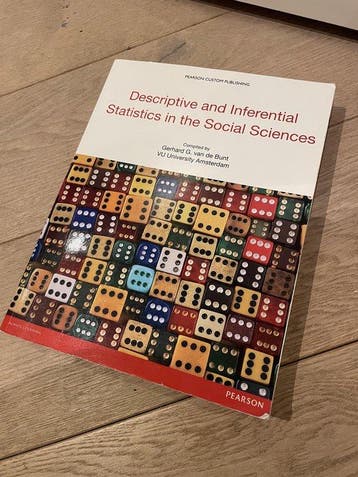 Descriptive and Inferential Statistics in the Social, Verzenden, Gelezen, Gerhard G. van de Bunt