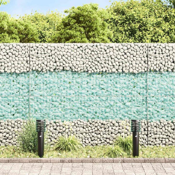 vidaXL Tuinstenen Turquoise 12 cm Glas, Tuin en Terras, Tegels en Klinkers, Nieuw, Verzenden
