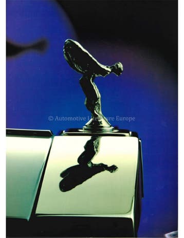 1986 ROLLS ROYCE PROGRAMMA BROCHURE ENGELS