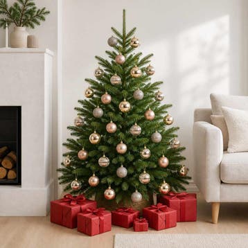 vidaXL Kerstballenset 75 st Rose Gold 6 cm Polystyreen, Verzenden, Nieuw