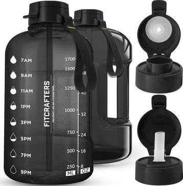 2dekans | Fitcrafters Waterfles met Tijdmarkeringen -, Ophalen of Verzenden, Nieuw