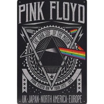 Wandbord-  Pink Floyd The Dark Side Of The Moon Tour 1972/73, Nieuw