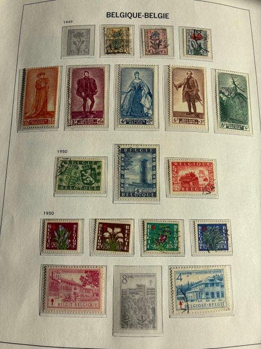 België 1949/1974 - Verzameling België 1949-1974 mooie, Postzegels en Munten, Postzegels | Europa | België