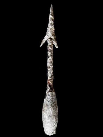 Oud-Romeins, Keizerrijk IJzer Romeinse plumbata - 14.6 cm