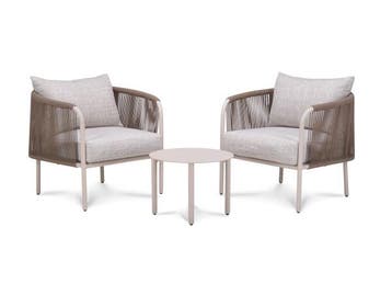 Veiling - Outdoor Loungeset Polar - creme (quick dry), Tuin en Terras, Tuinsets en Loungesets, Nieuw