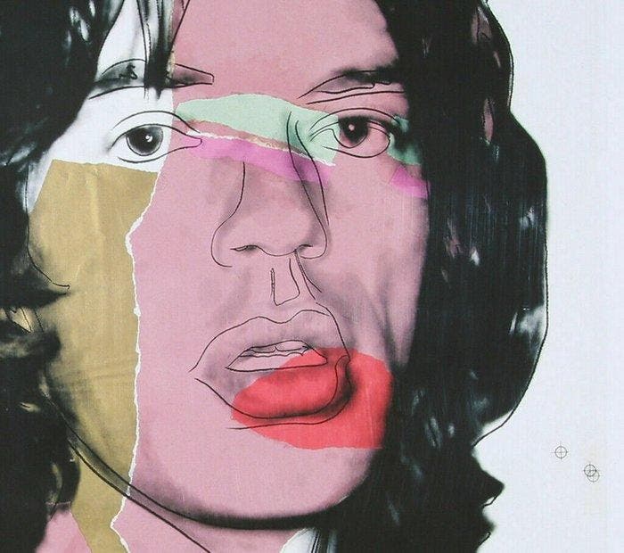 Andy Warhol (after) - Mick Jagger - Museum of Modern Art, Antiek en Kunst, Kunst | Tekeningen en Fotografie