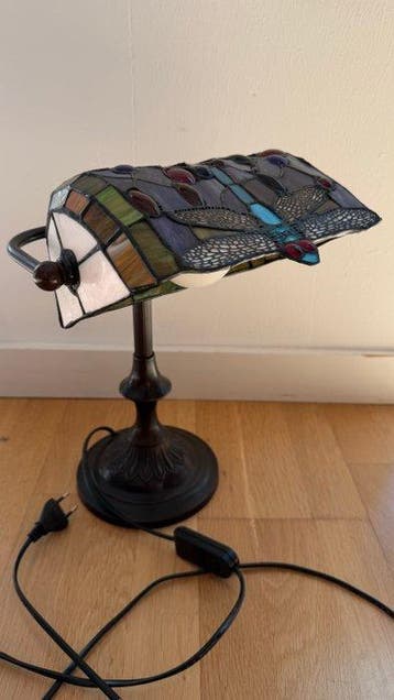 Lamp - Glas-in-lood - Dragonfly Tiffany-stijl