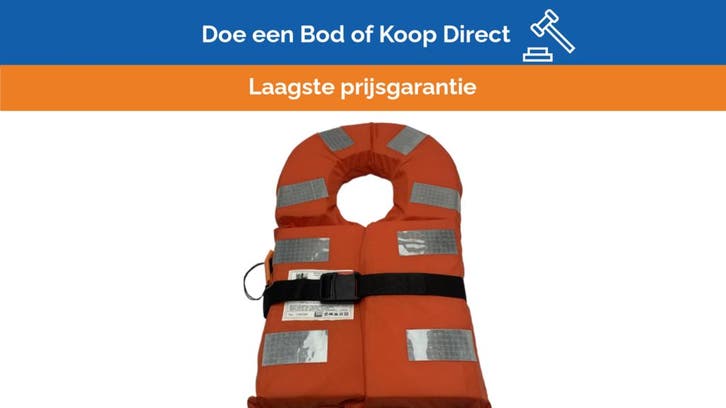 Bieden: High-Visibility Adult Safety Life Jacket - Durable,, Sports nautiques & Bateaux, Vêtements nautiques, Enlèvement ou Envoi