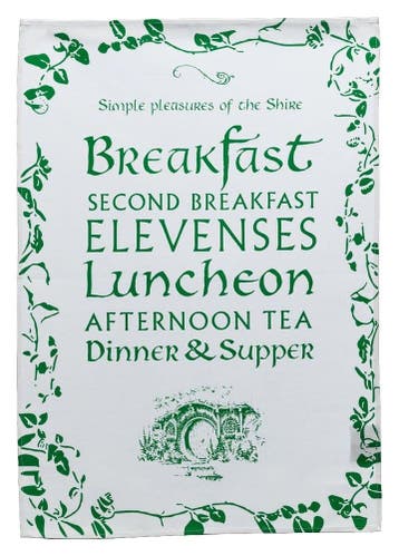 Lord of the Rings Simple Pleasures of the Shire Tea Towel, Ophalen of Verzenden, Nieuw