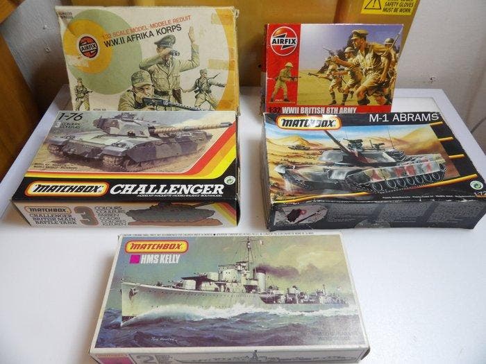 Airfix / Matchbox - Bouwpakket (5) Vintage, Kinderen en Baby's, Speelgoed | Overig