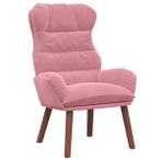 Roze Fluweelstoel | 54% Retour Deal | Sla je slag!, Gebruikt, Verzenden, Minder dan 75 cm, 50 tot 75 cm