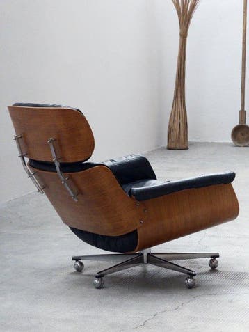 Giroflex Stoll - Martin Stoll - Lounge stoel - Leder, Hout,
