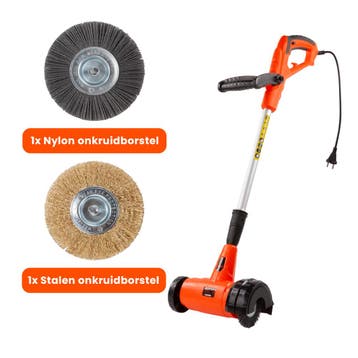 Kibani elektrische onkruidborstel 400 WATT - Inclusief 2, Nieuw, Kibani