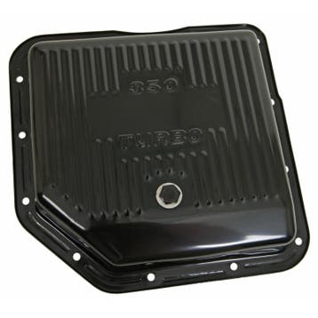 Transmission Pan, Stock, Steel, Black Powdercoated, Finned,, Ophalen of Verzenden