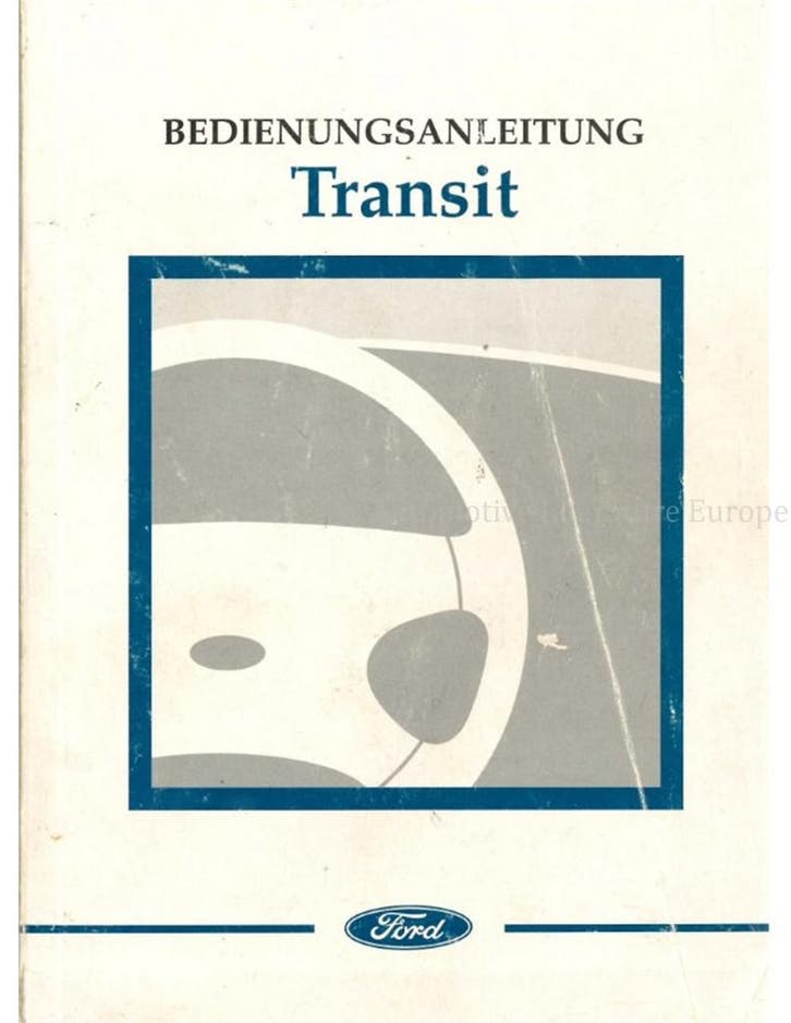 2002 FORD TRANSIT INSTRUCTIEBOEKJE DUITS, Auto diversen, Handleidingen en Instructieboekjes, Ophalen of Verzenden