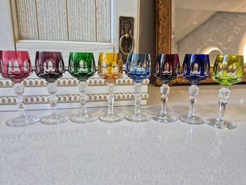Nachtmann - Service à liqueur (8) - Cristal, Verre - Antika