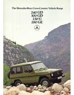 1979 MERCEDES BENZ G KLASSE BROCHURE ENGELS, Boeken, Nieuw