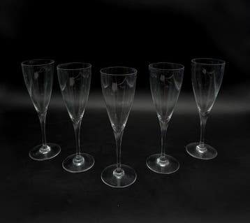 Baccarat - Drinkset (5) - Dom Pérignon - Kristal - Witte