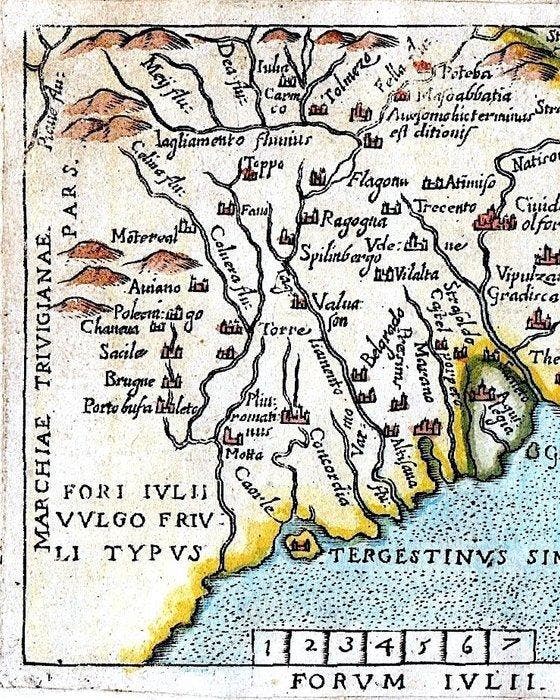 Italie - Frioul-Vénétie julienne; Ortelius / Turrini - Forum, Boeken, Atlassen en Landkaarten