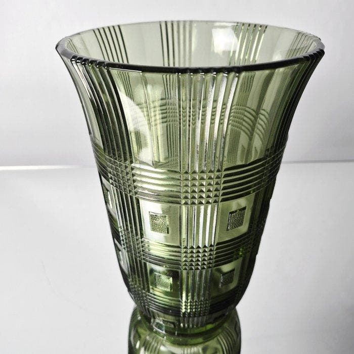 Val Saint Lambert - Charles Graffart & René Delvenne - Vase, Antiquités & Art, Antiquités | Verre & Cristal