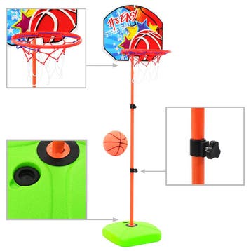 vidaXL Kinderbasketbalring- en balset, Verzenden, Nieuw