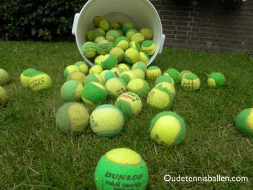 Gebruikte Stage 1, Stage 2, Stage 3 tennisballen, 24 cent!, Verzenden, Ballen
