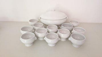 Richard Ginori - Eetservies voor 12 (13) - Porselein -