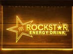 Rockstar energy drink neon bord lamp LED  verlichting reclam, Verzenden, Nieuw