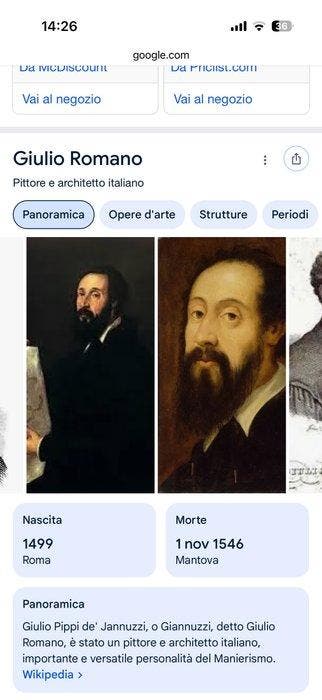 École italienne (XVIII) - Ritratto di Giulio Romano, Antiek en Kunst, Kunst | Schilderijen | Klassiek