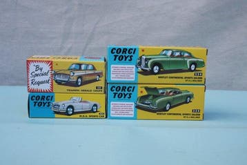 Corgi 1:43 - Modelauto (4) - 4 x 1960s Corgi Toys, Nieuw