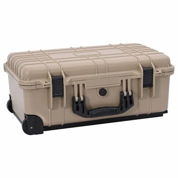 vidaXL Harde koffer Zand 56 x 35 x 23 cm Polypropyleen en, Audio, Tv en Foto, Verzenden, Nieuw