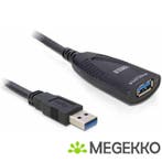 Delock 83089 Kabel USB 3.0 Verlengstuk, actief 5 m, Verzenden, Nieuw