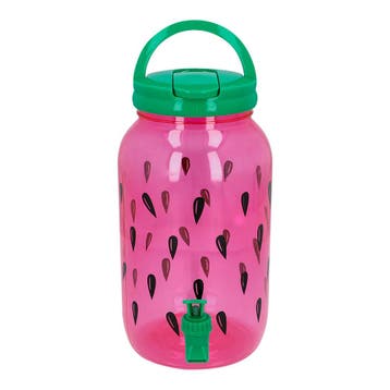 Groen/Roze Drankdispenser Watermeloen Met Kraantje 3,8l, Verzenden, Nieuw