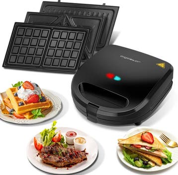Tosti apparaat - Tosti ijzer - Contactgrill - Wafelijzer - 7, Verzenden, Nieuw