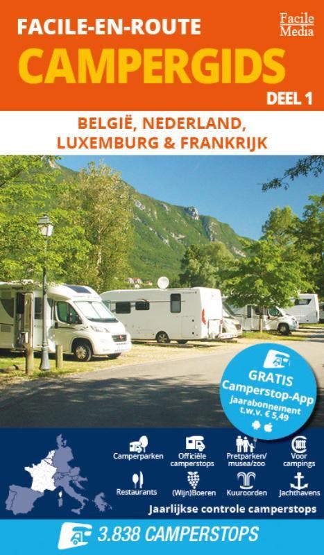 Facile-en-Route Campergids / 1 / Facile-en-Route, Boeken, Reisgidsen, Zo goed als nieuw, Verzenden