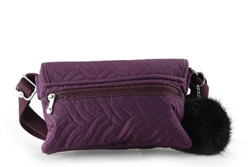 Kipling Schoudertas Paars, Verzenden, Zo goed als nieuw, Paars