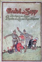 Michel und Sepp. Die tapferen Zwei, dreschen die Lug- und