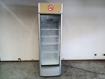 Koelkast KK421 met Glazen Deur - LED-verlichting -B62 x D60, Elektronische apparatuur, Nieuw