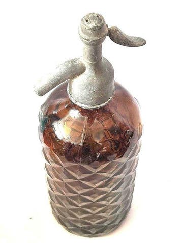 Fles - Bruine gin-sifon