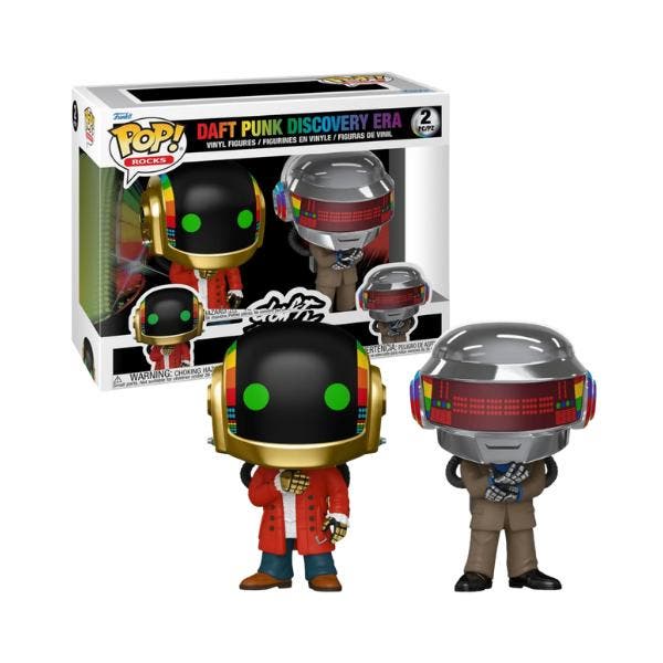 Funko Pop! Rocks: Daft Punk - Discovery Era 2 Pack, Collections, Jouets miniatures, Envoi