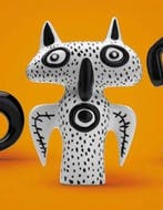 Qeeboo - Kris Ruhs - Vaas - Kritters Vase Spike - Keramiek, Antiek en Kunst