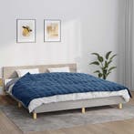 vidaXL Verzwaringsdeken 155x220 cm 7 kg stof blauw, Huis en Inrichting, Verzenden, Nieuw